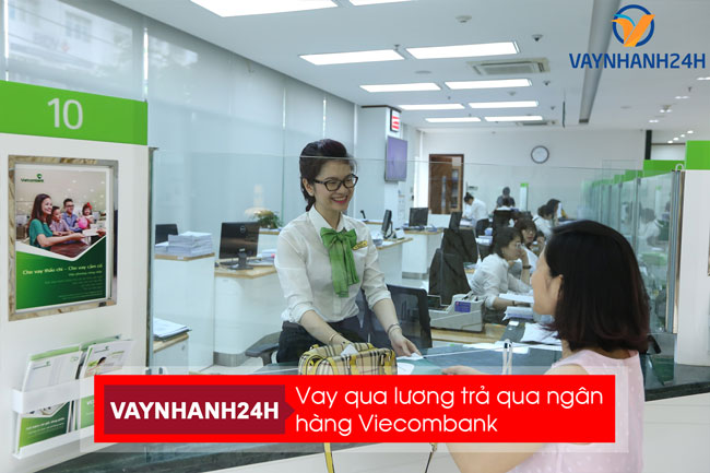 Lương trả qua ngân hàng Vietcombank