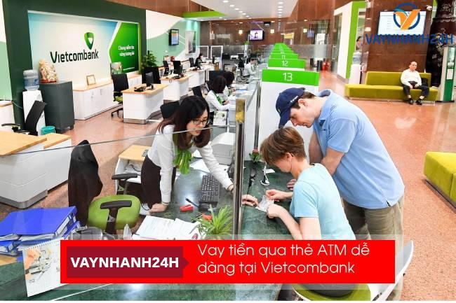 Đăng kí vay qua thẻ ATM tại Vietcombank